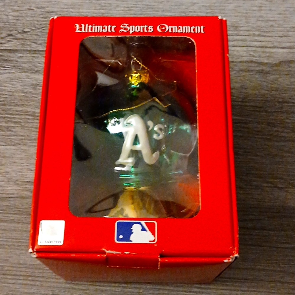 Oakland A's Christmas Ornament